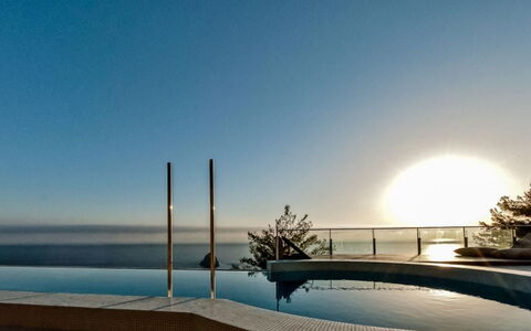 Villa Cala Moresca: Zee, Zonlicht, Oceaan, Zwembad, Schemer, Kust, Avond, Toevlucht, Balkon, Zonsopkomst