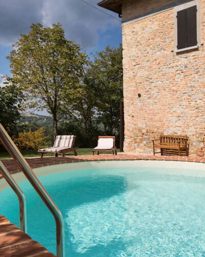 Cascina Arcangelo: Architectuur, Samengesteld Materiaal, Zwembad, Landgoed, Boerderij, Buitenmeubels, Villa, Backyard