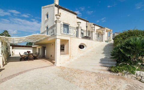 Villa del Drago: Landgoed, Herenhuis, Villa, Balkon, Kolom, Hacienda