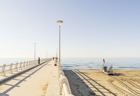 Casa Liliana Ac, Wifi, Forte Dei Marmi: Zee, Horizon, Oceaan, Kust En Oceanic Landvormen, Kust, Strand, Kust, Gang, Boardwalk