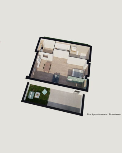 Suite Trastevere: Woonkamer