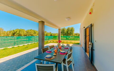 Villa Eufriama: Tuin, Schaduw, Landscaping, Toevlucht, Eco Hotel, Villa, Gang