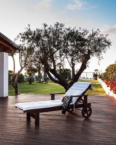 Cala Marina: Schaduw, Tuin, Gazon, Landscaping, Werf, Buitenmeubels, Outdoor Structuur, Eco Hotel, Backyard, Villa
