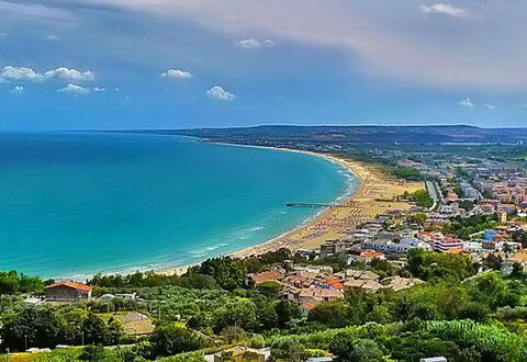Residence Near The Sea - Abruzzo: Blauw, Zwemwater, Kust, Horizon, Kust En Oceanic Landvormen, Zee, Strand, Oceaan, Kust, Baai