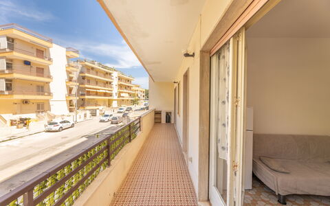 Vico Apartment Balcony, Gallipoli: Appartement, Condominium, Balkon, Parking