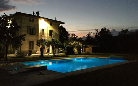 Villa Amelia: Zwembad, Woongebied, Landgoed, Hacienda, Villa, Tuin, Backyard, Landscaping, Werf, Buitenmeubels