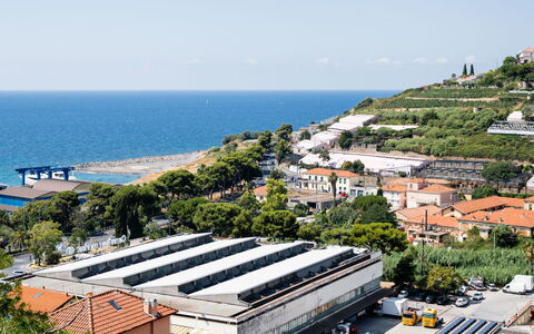 Sanremo 717: Landschap, Kust, Luchtfotografie, Vogelperspectief, Badplaats