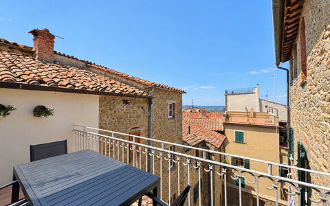 Via Roma 39: Muur, Balkon, Steen, Kamerplant