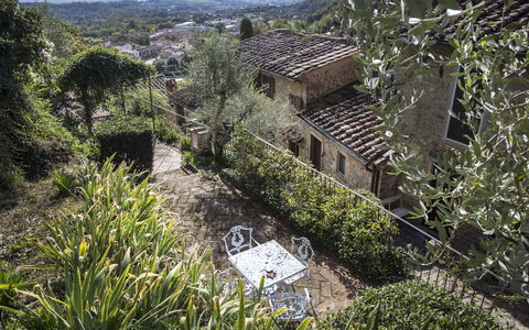 Il Canto Del Maggio: Vegetation, Struik, Huis, Woongebied, Landschap, Landelijk Gebied, Dak, De Lente, Tuin