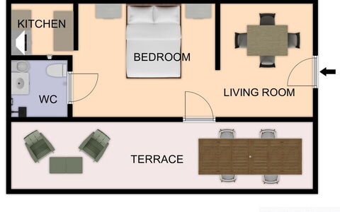 Sopraloreto Apartment: Meubilair, Verdieping, Ontwerp, Woonkamer