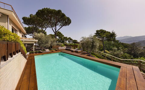 Villantonella: Zwembad, Toevlucht, Architectuur, Woongebied, Eco Hotel, Balkon, Landgoed, Villa, Hacienda, Schaduw