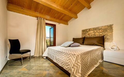 Villa La Musa: Meubilair, Interieur Ontwerp, Bed, Flooring, Verdieping, Slaapkamer, Muur, Hout, Kamer, Plafond