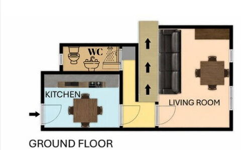 Casa La Conchiglia: Verdieping, Slaapkamer, Bed, Ontwerp, Bedding