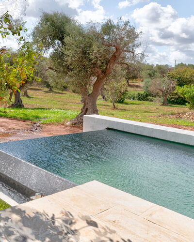 Villa Manè: Samengesteld Materiaal, Tuin, Zwembad, Waterpartij, Landscaping, Backyard, Natuurlijk Materiaal, Ontwerp