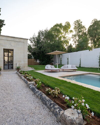 Palazzo Villani Lubelli: Tuin, Landgoed, Landscaping, Waterpartij, Zwembad, Ontwerp, Werf, Schaduw, Binnenplaats, Backyard