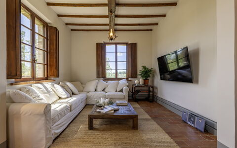 Aqua Bio Retreat: Meubilair, Interieur Ontwerp, Flooring, Muur, Bankstel, Hout, Verdieping, Woonkamer, Huis, Kamer