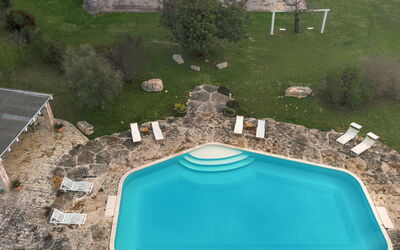 Trulli Experience, Pool, Monopoli: Zwembad, Vrije Tijd, Recreatie, Vakantie, Buitenmeubels, Toevlucht, Flagstone, Villa, Hacienda, Waterpartij
