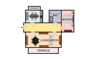 Mestrina Apartment: Woonkamer