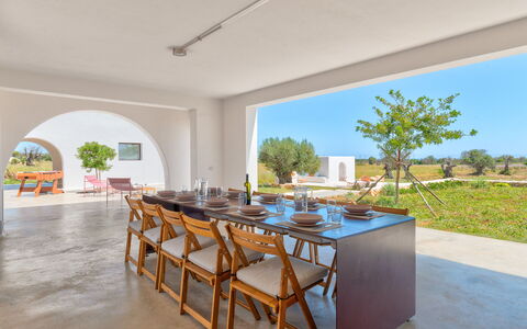 Terracorte Villa: Meubilair, Tafel, Keuken En Eettafel, Stoel, Eetkamer, Kamerplant