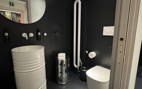Villa Bocchi: Wc Bril, Toilet, Loodgieterswerkinrichting, Loodgieter, Badkamer, Tegel
