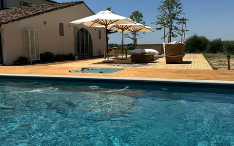 Villa Dedalo: Zwembad, Landgoed, Toevlucht, Villa, Hacienda, Hotel, Badplaats, Ligstoel
