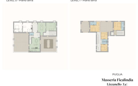 Masseria Ficalindia: Ontwerp, Woonkamer