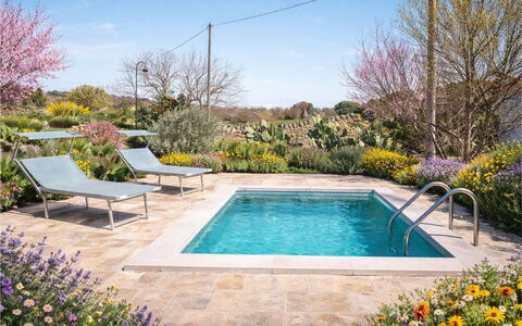 Trulli al Verde Viburno: Zwembad, Tuin, Struik, Landscaping, Buitenmeubels, Waterpartij, Backyard, Schaduw, Flagstone