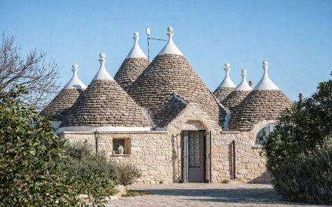 Trulli al Verde Viburno: Koepel, Koepel