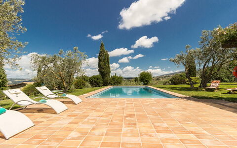 Villa Molinazzo 14: Zwembad, Buitenmeubels, Tuin, Landscaping, Flagstone, Schaduw, Tegel, Toevlucht, Eco Hotel, Waterpartij