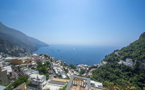 Casa Gioia: Zwemwater, Bergachtig Landvormen, Kust, Kust En Oceanic Landvormen, Zee, Heuvel, Berg, Zomer, Woongebied, Heuvel Station