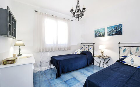Casa Riccio: Meubilair, Flooring, Verdieping, Slaapkamer, Bed, Interieur Ontwerp, Huis, Appartement, Kamer, Linens