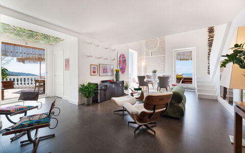 Casa Mariavittoria: Meubilair, Interieur Ontwerp, Flooring, Tafel, Hout, Verdieping, Stoel, Plafond, Woonkamer, Kamer