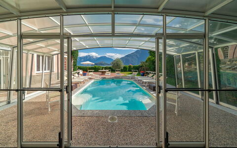 Villa Meridiana: Zwembad, Toevlucht, Schaduw, Eco Hotel, Outdoor Structuur, Villa, Badplaats, Hotel, Alpen, Buitenmeubels
