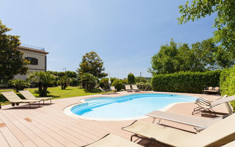 Villa Polluce: Zwembad, Buitenmeubels, Toevlucht, Tuin, Schaduw, Eco Hotel, Werf, Landscaping, Gazon, Landgoed