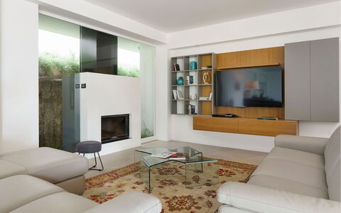 Villa Bel Prato: Meubilair, Interieur Ontwerp, Muur, Flooring, Bankstel, Woonkamer, Televisie, Verdieping, Hout, Kamer