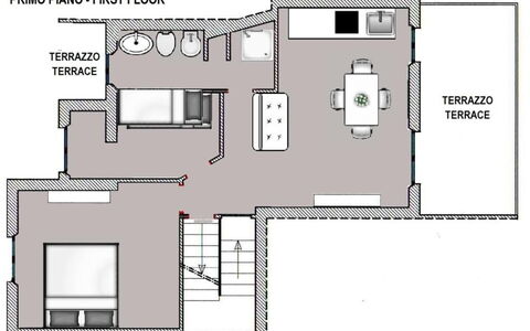Casa Nadia: Woonkamer