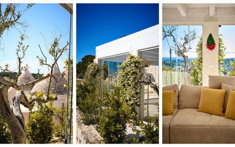 Trullo Emmebi Vista Valle D'Itria: Struik, De Lente, Bloempot, Tuin, Landscaping, Schaduw, Kamerplant, Eco Hotel, Villa