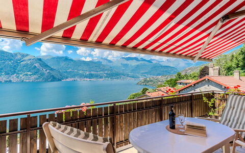 Lidia: Meubilair, Buitenmeubels, Luifel, Balkon, Schaduw, Bergketen, Eco Hotel, Toevlucht, Stoel, Buitentafel