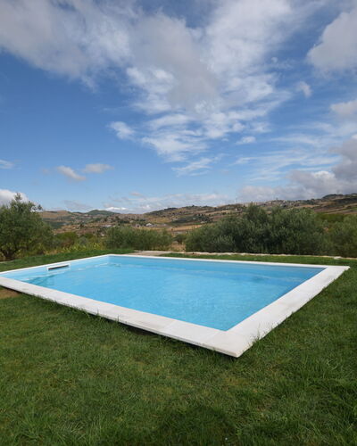Villa Margi: Blauw, Zwembad