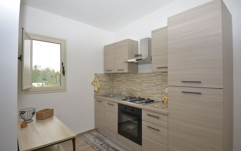 Villa Cosentini: Muur, Toestel Van De Keuken, Major Appliance, Countertop, Keuken, Hout, Interieur Ontwerp, Flooring, Cabinetry, Verdieping