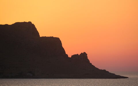 Villa Palmento: Horizon, Schoonheid, Oranje, Zonsondergang, Afterglow,  Felsen\, Schemer, Zee, Kust En Oceanic Landvormen