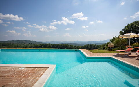 Casa Stella Serena, Podere le Scopaie, Pool: Blauw, Zwembad, Eco Hotel, Toevlucht, Boerderij, Hacienda, Thermae, Landgoed, Landscaping, Villa