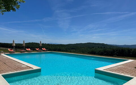 Casa Stella Serena, Podere le Scopaie, Pool: Blauw, Zwembad, Water, Toevlucht, Eco Hotel, Vrije Tijd, Buitenmeubels, Thermae, Badplaats, Waterpartij