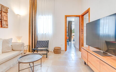 Le Camere di Corte Kalia by Raro Rooms: Flooring, Hout, Verdieping, Interieur Ontwerp, Huis, Kamer, Plafond, Appartement, Woonkamer