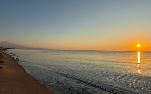 Casa Amare: Lucht, Horizon, Water, Watervoorraden, Zwemwater, Strand, Afterglow, Zonsondergang, Zon, Schemer