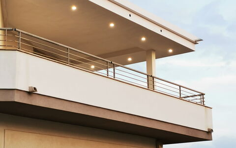 Appartamento Tramonto sul Mare: Schaduw, Balkon, Leuning, Ontwerp, Daylighting, Outdoor Structuur