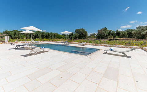 Tenuta Emma: Tuin, Landscaping, Reflectie, Buitenmeubels, Reflecting Pool, Waterpartij
