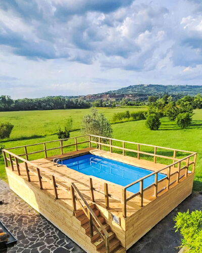 Tuscia Prestige: Hout, Zwembad, Beits, Vrije Tijd, Hardwood, Timmerhout, Plank, Ontwerp, Eco Hotel