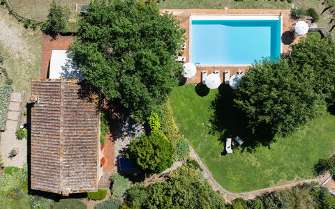 Villa Santa Barbara: Zwembad, Toevlucht, Woongebied, Landgoed, Eco Hotel, Hacienda, Tuin, Villa, Buitenmeubels, Backyard