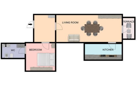 Casabianca: Woonkamer